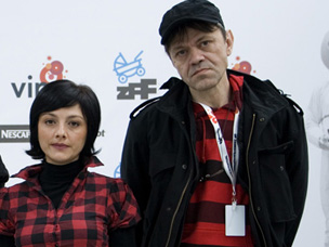 Foto: <strong>Sandra Rančić</strong> i <strong>Dušan Vesić</strong>, scenaristica i redatalj filma <em>Kao da je bilo nekad</em> (snimio <strong>Branimir Milovanović</strong>)
