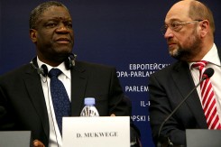 D. Mukwege s predsjednikom EP-a Martinom Schulzom, Foto: Marina Kelava<br>