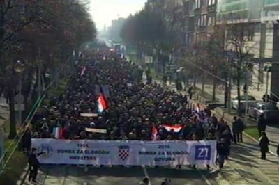 Prosvjed zbog trodnevnog oduzimanja koncesije televiziji Z1<br>