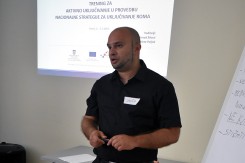 Siniša Senad Musić iz Romske organizacije mladih Hrvatske<br>